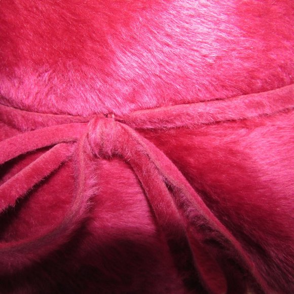 Hot Pink Ponyhair Floppy Fedora - Picture 3 of 6